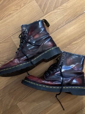 Dr Martens Vintage 1460 Cherry Red Arcadia Boots - 13701 - US 7 M / 8 W - USED
